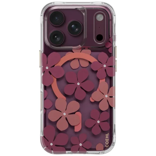Apple iPhone 18 Pro / 17 Pro bordový UNIQ Coehl Mila magnetický zadný kryt - 1
