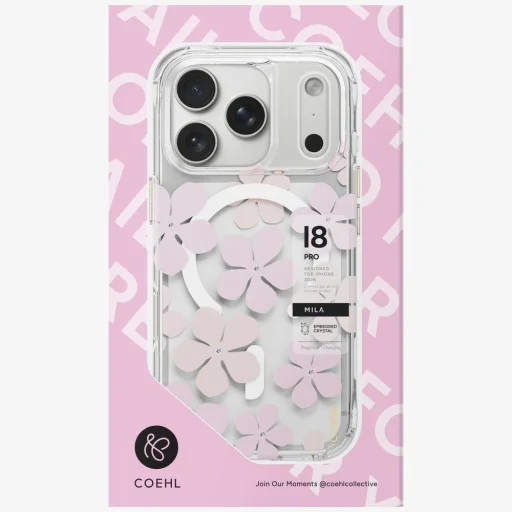 iPhone 18 Pro / 17 Pro ružový UNIQ Coehl Mila magnetický zadný kryt - 5