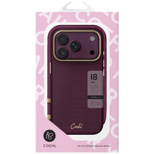 iPhone 18 Pro / 17 Pro bordové puzdro UNIQ Coehl Mirelle Magnetic Charging - 5