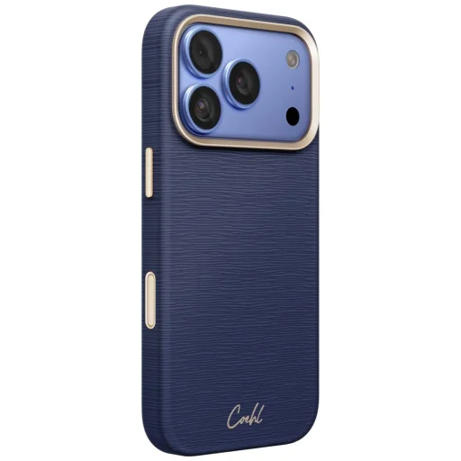 Apple iPhone 18 Pro / 17 Pro modrý UNIQ Coehl Mirelle zadný kryt pre magnetické nabíjanie - 2