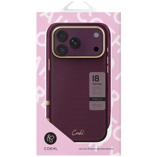 iPhone 18 Pro Max / 17 Pro Max bordové puzdro UNIQ Coehl Mirelle Magnetic Charging - 5