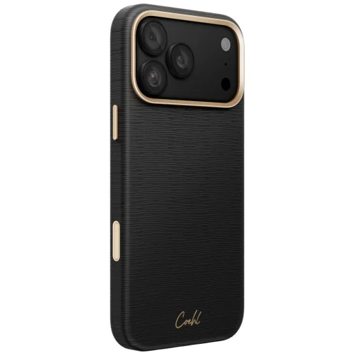 Apple iPhone 18 Pro Max / 17 Pro Max fekete UNIQ Coehl Mirelle mágneses tok - 2