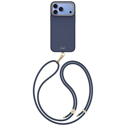 iPhone 18 Pro Max / 17 Pro Max modrý magnetický zadný kryt UNIQ Coehl Mirelle - 1