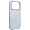 Apple iPhone 18 Pro / 17 Pro modrý UNIQ Coehl Serina Magnetic Charging zadný kryt thumbnail