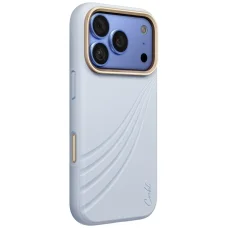 Apple iPhone 18 Pro / 17 Pro modrý UNIQ Coehl Serina Magnetic Charging zadný kryt