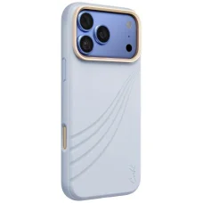 iPhone 18 Pro Max / 17 Pro Max modré UNIQ Coehl Serina magnetické nabíjacie puzdro