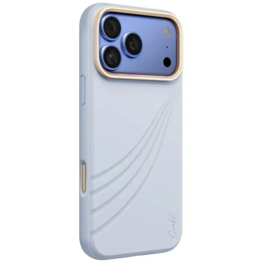iPhone 18 Pro Max / 17 Pro Max modré UNIQ Coehl Serina magnetické nabíjacie puzdro - 1