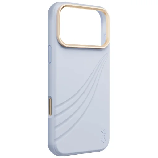 iPhone 18 Pro Max / 17 Pro Max modré UNIQ Coehl Serina magnetické nabíjacie puzdro - 3