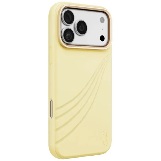 iPhone 18 Pro Max / 17 Pro Max žlté UNIQ Coehl Serina magnetické nabíjacie puzdro - 1