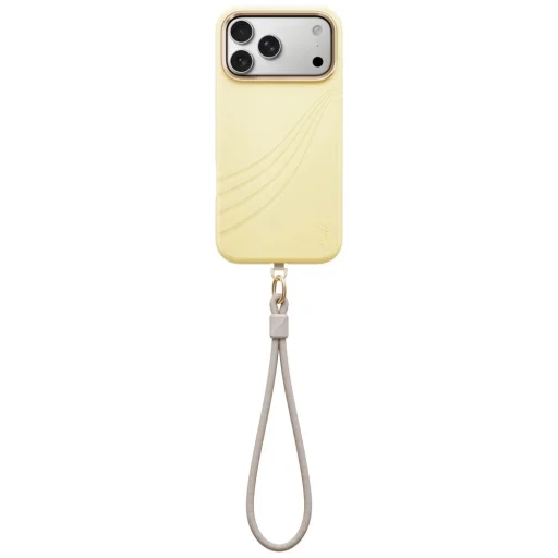 iPhone 18 Pro Max / 17 Pro Max žlté UNIQ Coehl Serina magnetické nabíjacie puzdro - 2