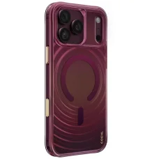 Apple iPhone 18 Pro Max / 17 Pro Max Bordový UNIQ Coehl Vela magnetický nabíjací zadný kryt