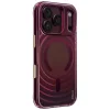 Apple iPhone 18 Pro / 17 Pro bordó UNIQ Coehl Vela mágneses töltéshez hátlap tok thumbnail