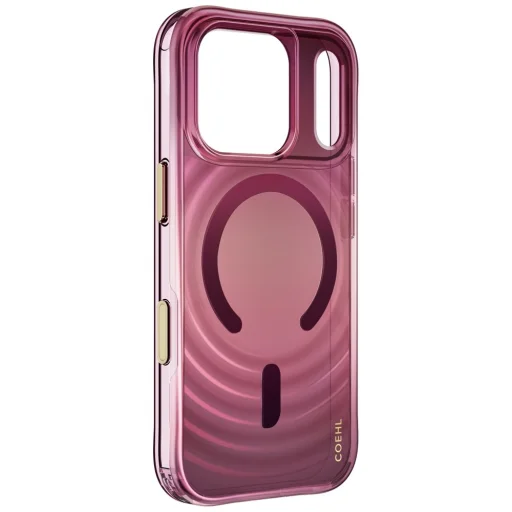 Apple iPhone 18 Pro / 17 Pro bordový UNIQ Coehl Vela zadný kryt pre magnetické nabíjanie - 3