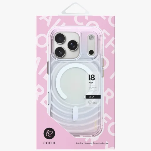 Apple iPhone 18 Pro / 17 Pro opálový UNIQ Coehl Vela magnetický zadný kryt - 4