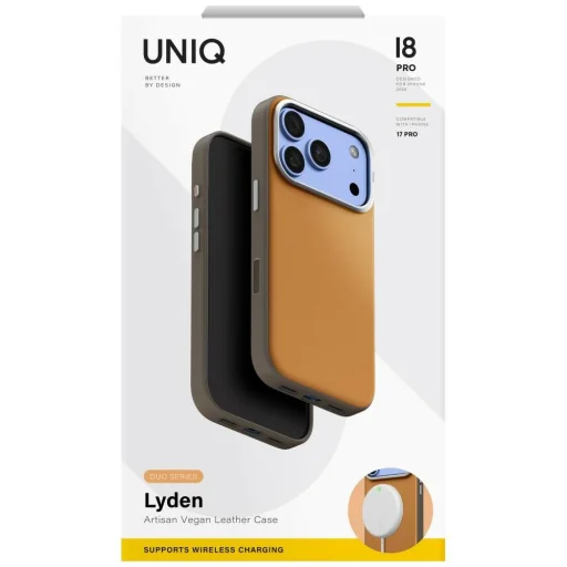iPhone 18 Pro / 17 Pro pieskový UNIQ Lyden DS MagClick prémiový kryt na telefón - 6