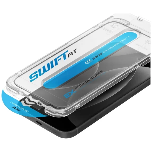 iPhone 18 Pro Max UNIQ Optix SwiftFit Vivid DX2 tvrdené sklo so zabudovaným aplikátorom - 2