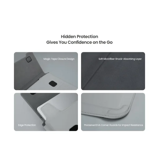 16,2" hnedé puzdro na notebook Nillkin Versatile Pro s funkciou stojana - 13