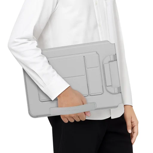 Nillkin Versatile Pro 16,2" puzdro na notebook a stojan, sivé - 5