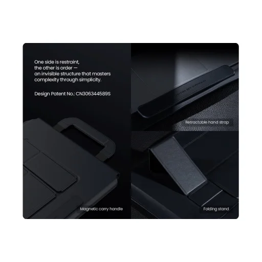 16,2" hnedé puzdro na notebook Nillkin Versatile Pro s funkciou stojana - 6