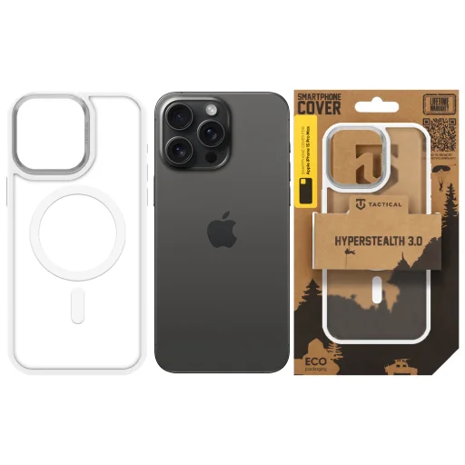 Apple iPhone 15 Pro Max snehobiely Tactical MagForce Hyperstealth 3.0 ochranný kryt - 6