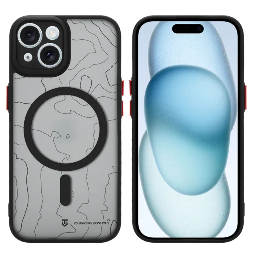 Apple iPhone 15 asfaltovo sivý Tactical MagForce Warthog zadný kryt - 2