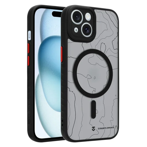 Apple iPhone 15 asfaltovo sivý Tactical MagForce Warthog zadný kryt - 4