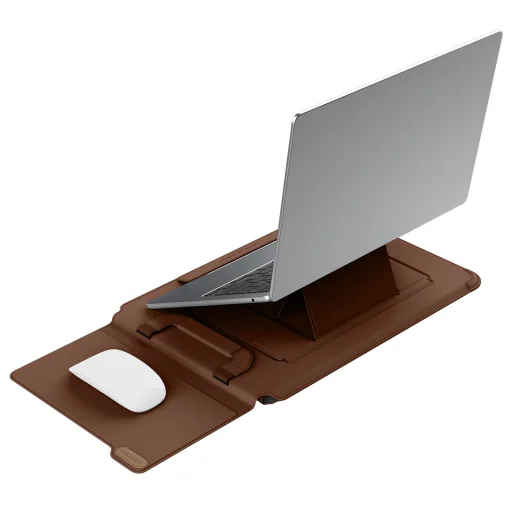 16,2" hnedé puzdro na notebook Nillkin Versatile Pro s funkciou stojana - 4