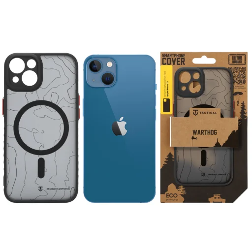 Ochranný kryt Tactical MagForce Warthog pre Apple iPhone 13, asfaltovo sivý - 6
