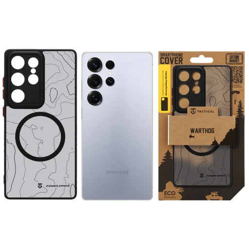 Samsung Galaxy S25 Ultra asfaltovo sivý Tactical MagForce Warthog ochranný kryt - 6