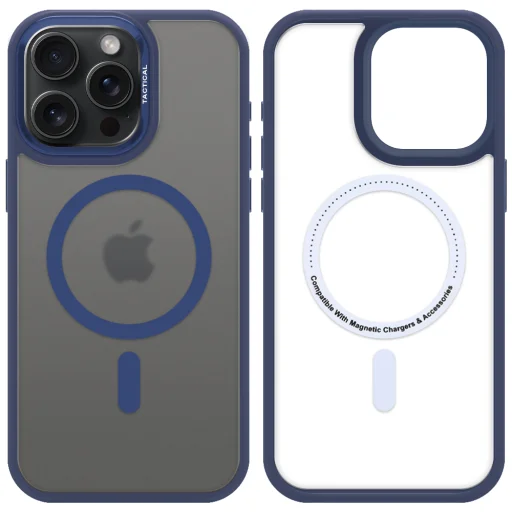 Apple iPhone 15 Pro Max tmavomodré Tactical MagForce Hyperstealth 3.0 MagSafe puzdro - 5