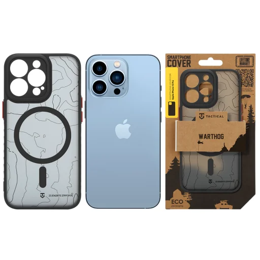 Apple iPhone 13 Pro Tactical MagForce Warthog zadný kryt, asfaltovo sivá - 6