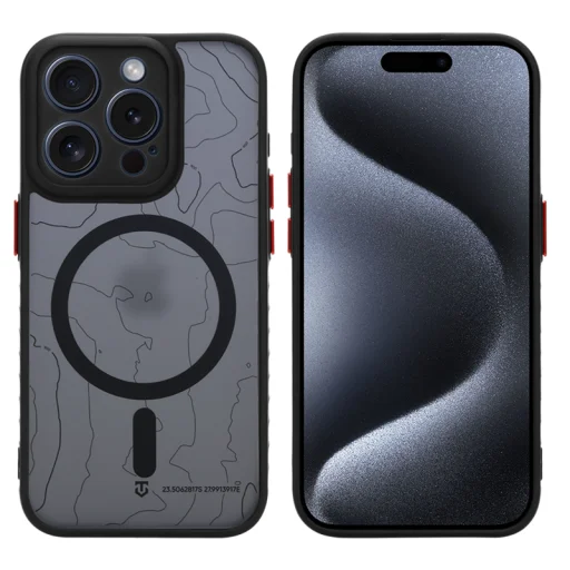 Ochranný kryt Tactical MagForce Warthog pre Apple iPhone 15 Pro, asfaltovo sivý - 2