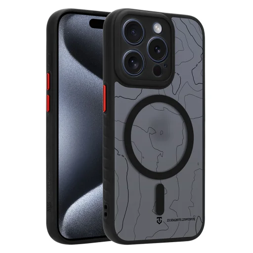 Ochranný kryt Tactical MagForce Warthog pre Apple iPhone 15 Pro, asfaltovo sivý - 4