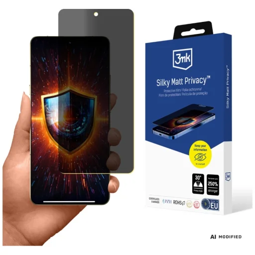 Samsung Galaxy S26 FE 3mk Silky Matt betekintésvédő kijelzővédő fólia - 14