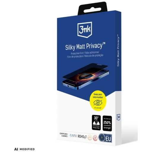 Samsung Galaxy S26 FE 3mk Silky Matt betekintésvédő kijelzővédő fólia - 4
