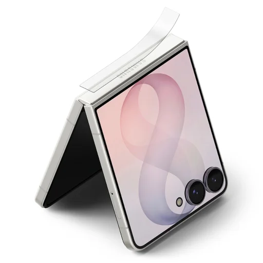 Samsung Galaxy Z Flip8 priehľadná fólia Ringke Hinge Dual Easy Film (2 ks) - 4