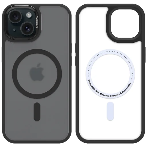 Apple iPhone 15 asfaltovo sivý Tactical MagForce Hyperstealth 3.0 zadný kryt - 5