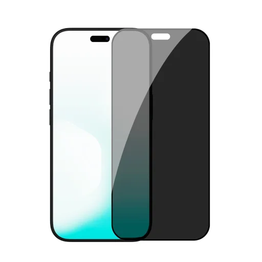Nillkin Guardian 2.5D privátne tvrdené sklo pre Apple iPhone 18 Pro, čierne, s aplikátorom - 4