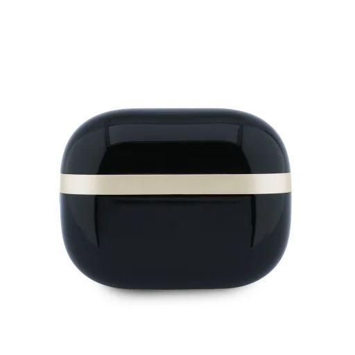 Guess Gold Line Glossy Finish TWS bezdrôtové slúchadlá, čierne - 4