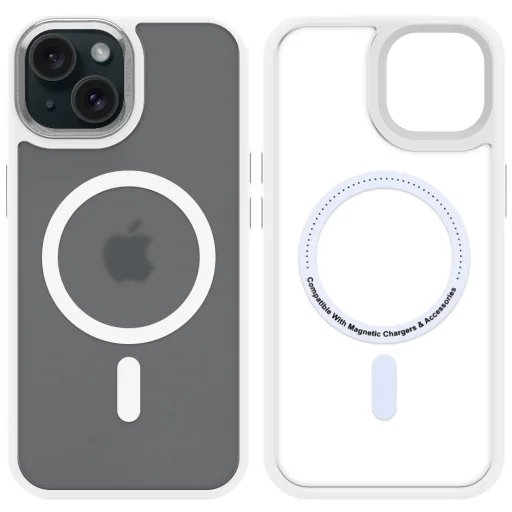 Apple iPhone 15 Tactical MagForce Hyperstealth 3.0 MagSafe zadný kryt, snehovobiely - 5
