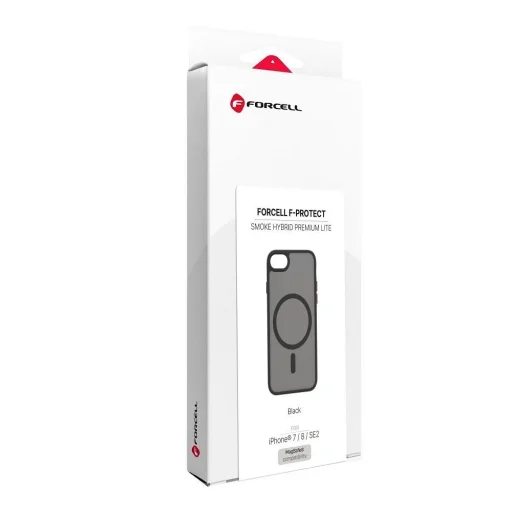 iPhone 7 / 8 / SE2 fekete Forcell F-Protect Smoke Hybrid Premium Lite tok, MagSafe kompatibilis - 15