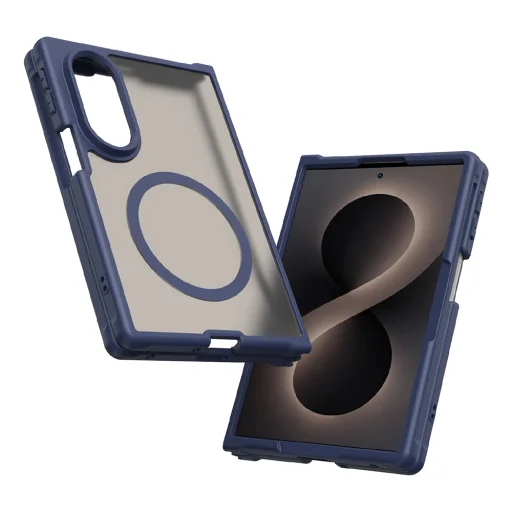 Tmavomodré puzdro Techsuit HaloFrost II MagSafe pre Samsung Galaxy Z Fold8 - 2