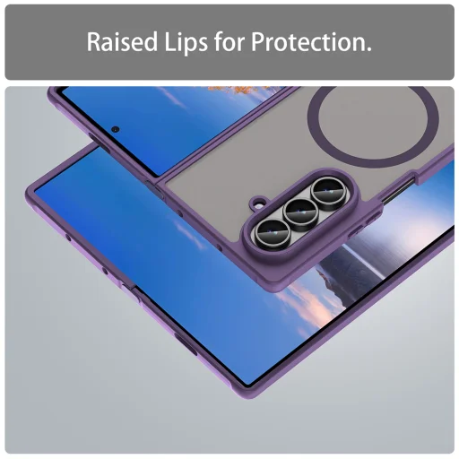 Samsung Galaxy Z Fold8 fialové puzdro Techsuit HaloFrost II MagSafe Ultra - 6