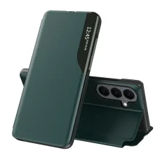 Samsung Galaxy S26 Plus tmavozelené bočné otváracie flipové puzdro Techsuit eFold Series