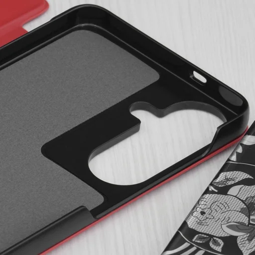 Samsung Galaxy S26 Plus červené puzdro Techsuit eFold Series otváracie do boku - 3