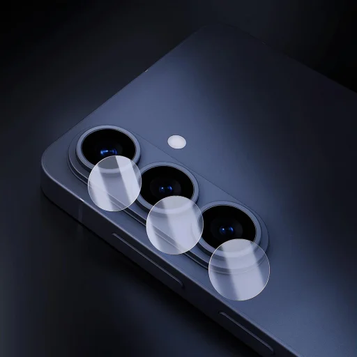 Samsung Galaxy S26 Plus átlátszó 3mk Lens Protection kameravédő fólia, 4 db-os csomag - 6