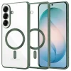 Samsung Galaxy S26 Plus tmavozelené puzdro Techsuit Luxury Crystal MagSafe thumbnail