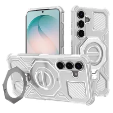 Samsung Galaxy S26 Plus Techsuit Carbon Shield PRO puzdro, biele priehľadné
