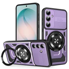 Nárazuvzdorné puzdro Techsuit RuggedCam pre Samsung Galaxy S26 Plus, fialové