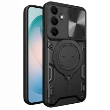 Čierne puzdro Techsuit CamGuard Pro pre Samsung Galaxy S26 Plus